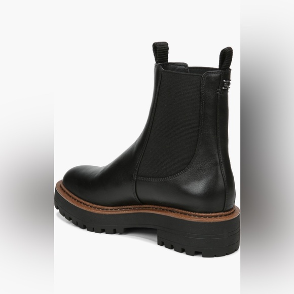 Sam Edelman Laguna Waterproof Lug Sole Chelsea Boot Black - Picture 3 of 8